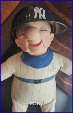 Rare Vintage Huge Mr Magoo 30 Store Display Cloth Baseball Player With Hat