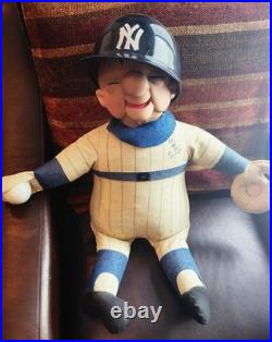 Rare Vintage Huge Mr Magoo 30 Store Display Cloth Baseball Player With Hat