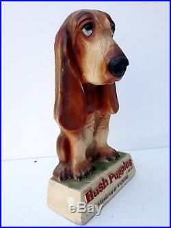 Rare Vintage Hush Puppies shoes Advertising Store Display 14 tall, Plaster, dog