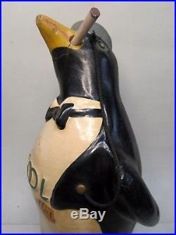 Rare Vintage Kool Penguin Cigarettes Store Display Figure 14 Tall