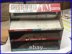 Rare Vintage Metal Cigarette Store Display Rack Chesterfield L&M Oasis