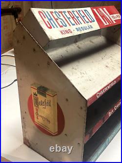 Rare Vintage Metal Cigarette Store Display Rack Chesterfield L&M Oasis