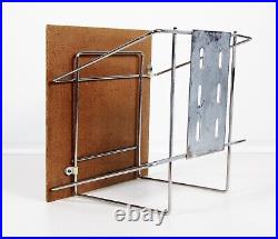 Rare Vintage Playboy Magazine Wood & Metal Wall Mount Store Display Rack