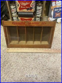 Rare Vintage Remington Arms Ammo Box Store Display Case 22 Great Look