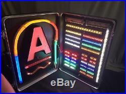 Rare Vintage Salesman Sample Original LED Advertising Light Sign In Platt Case