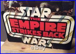 Rare Vintage Star Wars Kenner Yoda Vacuform STORE DISPLAY Rare 3d htf 1981 ESB