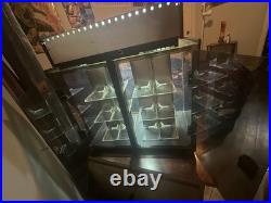 Rare Vintage Timex Electric Watch Display Case Lighted Mechanical Revolving
