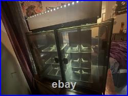 Rare Vintage Timex Electric Watch Display Case Lighted Mechanical Revolving