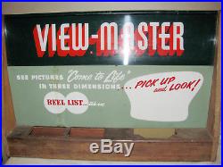 Rare Vintage View Master Light-Up Counter Store Display