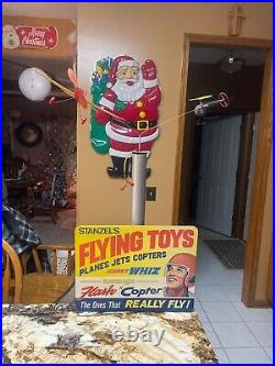 Rare Vtg Toy Store Store Display Stanzels Flying Toys Motorized