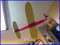 Rare Vtg Toy Store Store Display Stanzels Flying Toys Motorized