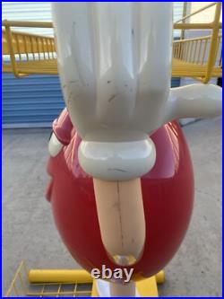 Red M & M Candy RARE Vintage 3 Rack Supermarket Store Display 5 Feet Tall 40lbs