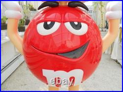 Red M & M Candy RARE Vintage Store Display 3 Feet+