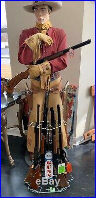 Red Ryder Mannequin Store Display Daisy bb Rifle Vintage