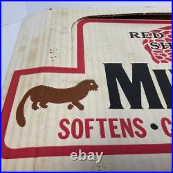 Red Wing Shoes MinkOil Vintage 1960s-1970s Countertop Product Sales Display Box