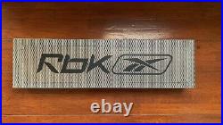 Reebok Metal Slat Wall Sign Store Display Shoes/Sneakers Vintage Advertising