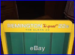 Remington DuPont Hi-Speed 22's Original Store Display Case Vintage Advertising