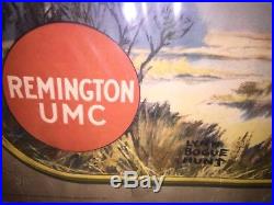 Remington uMC poster ammo shotshell shell decoy advertising box store display