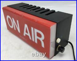 SONY Vintage Electric Store Sign Promotional Display ON AIR RED Light Used 100V