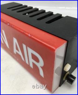SONY Vintage Electric Store Sign Promotional Display ON AIR RED Light Used 100V
