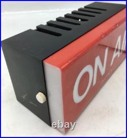 SONY Vintage Electric Store Sign Promotional Display ON AIR RED Light Used 100V