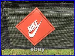 Set Of 2 1990s Nike Folding Director Chairs Display Vintage Black/Orange Logo