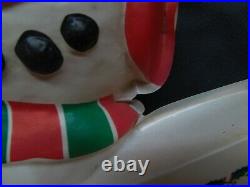Snowman 3D Chesterfield Advertising Gift Center Vintage Store Display