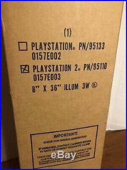 Sony PlayStation 2 IN BOX Vintage STORE PROMO Lighted Display Sign LIGHT BOX PS2
