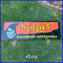 Spirit Halloween Superstores Banner Vintage 90s/2000s Vinyl Store Display Sign