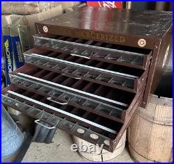 Star Mercerized Vintage Store Display Cabinet Drawer Unit FAST COLORS