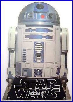 Star Wars R2-D2 and DEATH STAR Hang-up Music Store Display Vintage 1977 RARE HTF