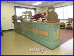 Store Counter Vintage Pair 7 Ft. Mercantile Jewelry Store Tobacco Shop Display