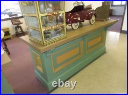 Store Counter Vintage Pair 7 Ft. Mercantile Jewelry Store Tobacco Shop Display