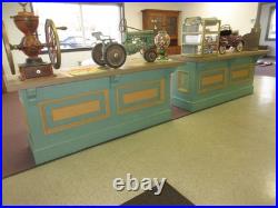 Store Counter Vintage Pair 7 Ft. Mercantile Jewelry Store Tobacco Shop Display