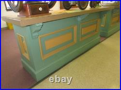 Store Counter Vintage Pair 7 Ft. Mercantile Jewelry Store Tobacco Shop Display