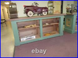 Store Counter Vintage Pair 7 Ft. Mercantile Jewelry Store Tobacco Shop Display
