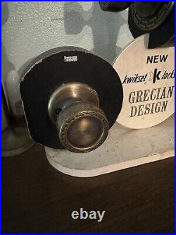 Store Display New Kwikset Locksets Grecian Design 1960s-70s