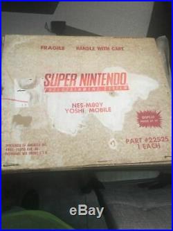 Super Nintendo SNES Sign Display Store Super Mario World Vintage New Rare