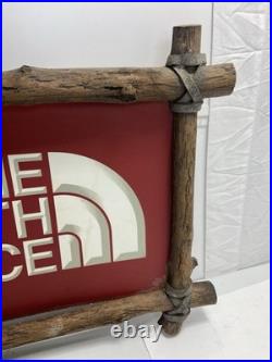 The North Face Framed Display Sign Wood Vintage 21 X 28