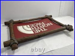 The North Face Framed Display Sign Wood Vintage 21 X 28