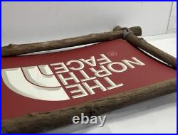 The North Face Framed Display Sign Wood Vintage 21 X 28