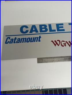 Thomas & Betts Cable Ties Sign Vintage Hardware Store Display 24x7.5 Rare