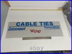 Thomas & Betts Cable Ties Sign Vintage Hardware Store Display 24x7.5 Rare Thomas & Betts Cable Ties Sign Vintage Hardware Store Display 24x7.5 Rare