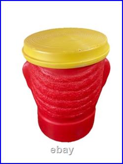 Unusual Vintage Blow Mold Circus Candy Container Popcorn Store Display Clown