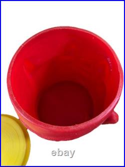 Unusual Vintage Blow Mold Circus Candy Container Popcorn Store Display Clown