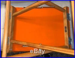 VHTF Vintage 1980s Nike Rare Orange Canvas Directors Chair Store Display 33