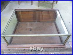 VICTORIAN Walnut Showcase Country General Store Counter Top Display ANTIQUE