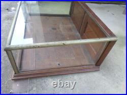 VICTORIAN Walnut Showcase Country General Store Counter Top Display ANTIQUE