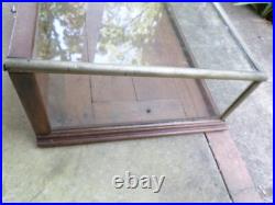 VICTORIAN Walnut Showcase Country General Store Counter Top Display ANTIQUE