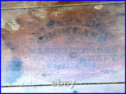 VICTORIAN Walnut Showcase Country General Store Counter Top Display ANTIQUE